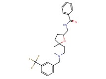N-({8-[3-(trifluoromethyl)benzyl]-1-oxa-8-azaspiro[4.5]dec-2-yl}methyl)benzamide