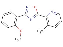 2-[3-(2-methoxyphenyl)-1,2,4-oxadiazol-5-yl]-3-methylpyridine