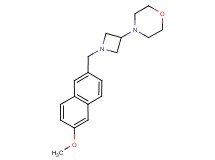 4-{1-[(6-methoxy-2-naphthyl)methyl]azetidin-3-yl}morpholine