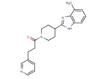 4-methyl-2-{1-[3-(3-pyridinyl)propanoyl]-4-piperidinyl}-1H-benzimidazole