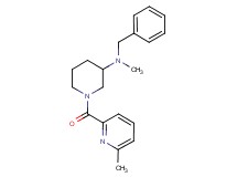 N-benzyl-N-methyl-1-[(6-methyl-2-pyridinyl)carbonyl]-3-piperidinamine