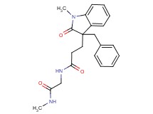 3-(3-benzyl-1-methyl-2-oxo-2,3-dihydro-1H-indol-3-yl)-N-[2-(methylamino)-2-oxoethyl]propanamide