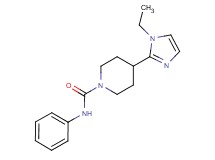 4-(1-ethyl-1H-imidazol-2-yl)-N-phenyl-1-piperidinecarboxamide