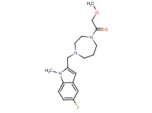 5-fluoro-2-{[4-(methoxyacetyl)-1,4-diazepan-1-yl]methyl}-1-methyl-1H-indole