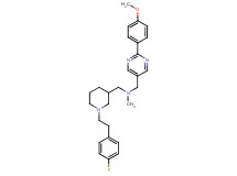 ({1-[2-(4-fluorophenyl)ethyl]-3-piperidinyl}methyl){[2-(4-methoxyphenyl)-5-pyrimidinyl]methyl}methylamine