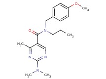 2-(dimethylamino)-N-(4-methoxybenzyl)-4-methyl-N-propylpyrimidine-5-carboxamide