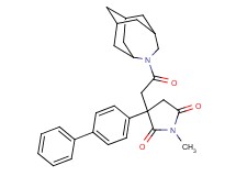 3-[2-(4-azatricyclo[4.3.1.1~3,8~]undec-4-yl)-2-oxoethyl]-3-(4-biphenylyl)-1-methyl-2,5-pyrrolidinedione