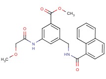 methyl 3-[(methoxyacetyl)amino]-5-[(1-naphthoylamino)methyl]benzoate