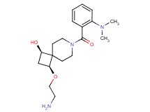 (1R*,3S*)-3-(2-aminoethoxy)-7-[2-(dimethylamino)benzoyl]-7-azaspiro[3.5]nonan-1-ol