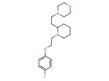 4-(2-{1-[2-(4-fluorophenoxy)ethyl]-2-piperidinyl}ethyl)morpholine