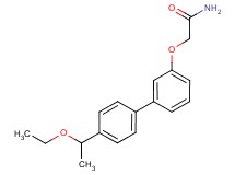2-{[4'-(1-ethoxyethyl)biphenyl-3-yl]oxy}acetamide