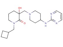 1-(cyclobutylmethyl)-3-hydroxy-3-{[4-(pyrimidin-2-ylamino)piperidin-1-yl]methyl}piperidin-2-one