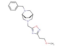 (1S*,5R*)-6-benzyl-3-{[3-(2-methoxyethyl)-1,2,4-oxadiazol-5-yl]methyl}-3,6-diazabicyclo[3.2.2]nonane
