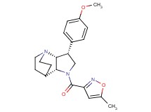 (3R*,3aR*,7aR*)-3-(4-methoxyphenyl)-1-[(5-methylisoxazol-3-yl)carbonyl]octahydro-4,7-ethanopyrrolo[3,2-b]pyridine