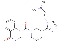 4-[(3-{1-[2-(dimethylamino)ethyl]-1H-imidazol-2-yl}piperidin-1-yl)carbonyl]isoquinolin-1(2H)-one