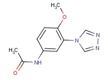 N-[4-methoxy-3-(4H-1,2,4-triazol-4-yl)phenyl]acetamide