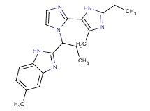 2'-ethyl-5'-methyl-1-[1-(5-methyl-1H-benzimidazol-2-yl)propyl]-1H,3'H-2,4'-biimidazole