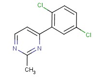 4-(2,5-dichlorophenyl)-2-methylpyrimidine