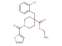 ethyl 4-(2-chlorobenzyl)-1-(2-thienylcarbonyl)-4-piperidinecarboxylate