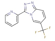 3-(2-pyridinyl)-6-(trifluoromethyl)[1,2,4]triazolo[4,3-a]pyridine