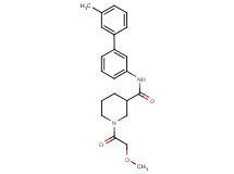 1-(methoxyacetyl)-N-(3'-methyl-3-biphenylyl)-3-piperidinecarboxamide