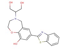 2-[7-(1,3-benzothiazol-2-yl)-9-hydroxy-2,3-dihydro-1,4-benzoxazepin-4(5H)-yl]propane-1,3-diol