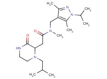 2-(1-isobutyl-3-oxo-2-piperazinyl)-N-[(1-isopropyl-3,5-dimethyl-1H-pyrazol-4-yl)methyl]-N-methylacetamide