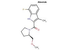 7-fluoro-2-{[(2R)-2-(methoxymethyl)pyrrolidin-1-yl]carbonyl}-3-methyl-1H-indole