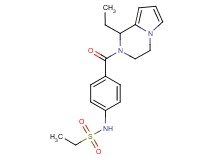 N-{4-[(1-ethyl-3,4-dihydropyrrolo[1,2-a]pyrazin-2(1H)-yl)carbonyl]phenyl}ethanesulfonamide