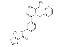 N-(3-{[sec-butyl(pyridin-3-ylmethyl)amino]carbonyl}phenyl)-2-methyl-3-furamide
