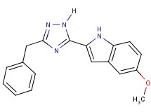 2-(3-benzyl-1H-1,2,4-triazol-5-yl)-5-methoxy-1H-indole