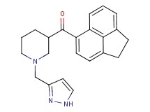 1,2-dihydro-5-acenaphthylenyl[1-(1H-pyrazol-3-ylmethyl)-3-piperidinyl]methanone