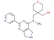 [4-({methyl[2-(3-pyridinyl)-6,7-dihydro-5H-pyrrolo[3,4-d]pyrimidin-4-yl]amino}methyl)tetrahydro-2H-pyran-4-yl]methanol