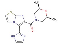 6-{[(2R*,6S*)-2,6-dimethylmorpholin-4-yl]carbonyl}-5-(1H-imidazol-2-yl)imidazo[2,1-b][1,3]thiazole