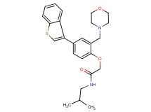 2-[4-(1-benzothien-3-yl)-2-(4-morpholinylmethyl)phenoxy]-N-isobutylacetamide