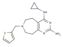 N~4~-cyclopropyl-7-(2-thienylmethyl)-6,7,8,9-tetrahydro-5H-pyrimido[4,5-d]azepine-2,4-diamine