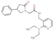 N-{[2-(diethylamino)-3-pyridinyl]methyl}-2-(2-oxo-4-phenyl-1-pyrrolidinyl)acetamide