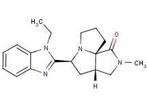 (3aS*,5S*,9aS*)-5-(1-ethyl-1H-benzimidazol-2-yl)-2-methylhexahydro-7H-pyrrolo[3,4-g]pyrrolizin-1(2H)-one