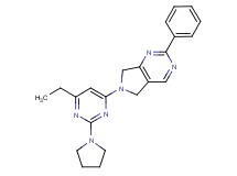 6-(6-ethyl-2-pyrrolidin-1-ylpyrimidin-4-yl)-2-phenyl-6,7-dihydro-5H-pyrrolo[3,4-d]pyrimidine