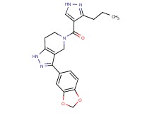 3-(1,3-benzodioxol-5-yl)-5-[(3-propyl-1H-pyrazol-4-yl)carbonyl]-4,5,6,7-tetrahydro-1H-pyrazolo[4,3-c]pyridine