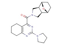 (1R*,2R*,6S*,7S*)-4-{[2-(1-pyrrolidinyl)-5,6,7,8-tetrahydro-4-quinazolinyl]carbonyl}-10-oxa-4-azatricyclo[5.2.1.0~2,6~]decane