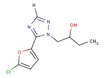 1-[5-(5-chloro-2-furyl)-1H-1,2,4-triazol-1-yl]butan-2-ol