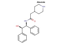 N-[(1S,2R)-2-hydroxy-1,2-diphenylethyl]-2-(4-piperidinyl)acetamide hydrochloride