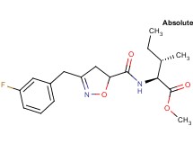 methyl N-{[3-(3-fluorobenzyl)-4,5-dihydro-5-isoxazolyl]carbonyl}-L-isoleucinate