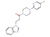 1-{3-[4-(5-chloro-2-pyridinyl)-1-piperazinyl]-3-oxopropyl}-1H-benzimidazole