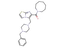 6-(1-azocanylcarbonyl)-5-[(4-benzyl-1-piperazinyl)methyl]imidazo[2,1-b][1,3]thiazole