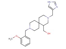 [3-(1H-imidazol-4-ylmethyl)-9-(2-methoxybenzyl)-3,9-diazaspiro[5.5]undec-1-yl]methanol
