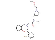 2-[2-(2-fluorophenyl)-2,3-dihydro-1,4-benzoxazepin-4(5H)-yl]-N-{[1-(2-methoxyethyl)-3-pyrrolidinyl]methyl}-N-methylacetamide