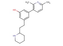 3-(2,6-dimethylpyridin-3-yl)-5-(2-piperidin-2-ylethyl)phenol