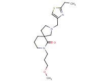 2-[(2-ethyl-1,3-thiazol-4-yl)methyl]-7-(3-methoxypropyl)-2,7-diazaspiro[4.5]decan-6-one